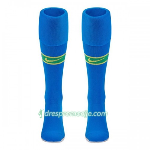 Brazil Svjetsko prvenstvo 2018 Sportske Čarape Gostujući Plava Brazil Svjetsko prvenstvo 2018 Sportske Čarape Gostujući Plava